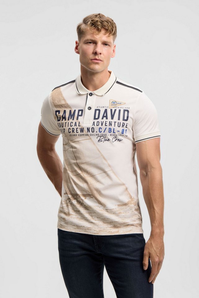 CAMP DAVID Poloshirt aus Baumwolle von CAMP DAVID