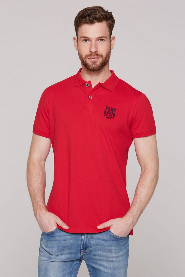 CAMP DAVID Poloshirt mit Elasthan-Anteil von CAMP DAVID