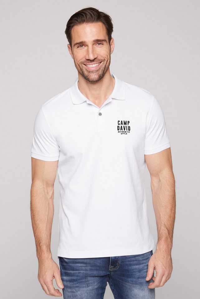 CAMP DAVID Poloshirt mit Elasthan-Anteil von CAMP DAVID
