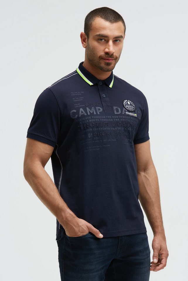 CAMP DAVID Poloshirt mit Seitenschlitze CAMP DAVID Poloshirt mit Seitenschlitze von CAMP DAVID