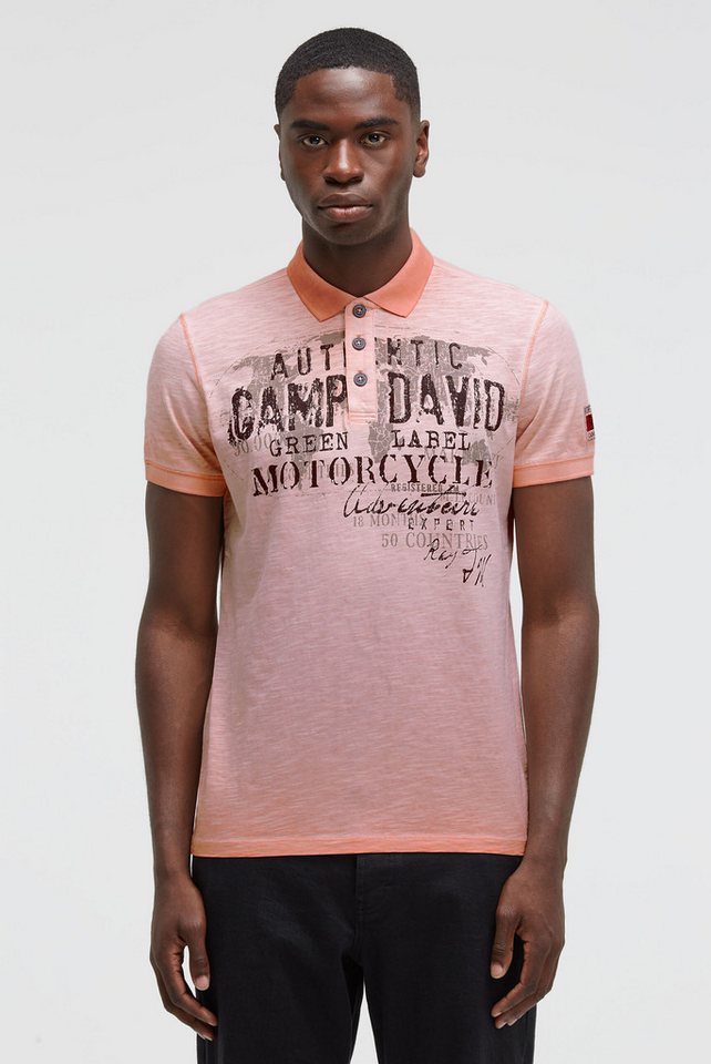 CAMP DAVID Poloshirt mit Vintage-Waschung CAMP DAVID Poloshirt mit Vintage-Waschung von CAMP DAVID