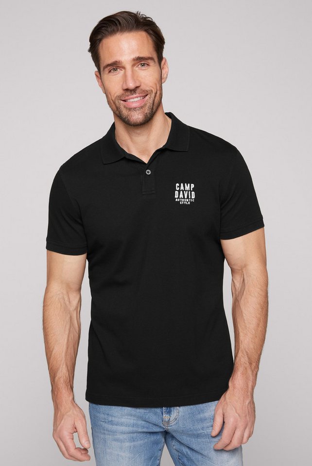 CAMP DAVID Poloshirt mit kleiner Logo-Stickerei auf Brusthöhe CAMP DAVID Poloshirt mit kleiner Logo-Stickerei auf Brusthöhe von CAMP DAVID