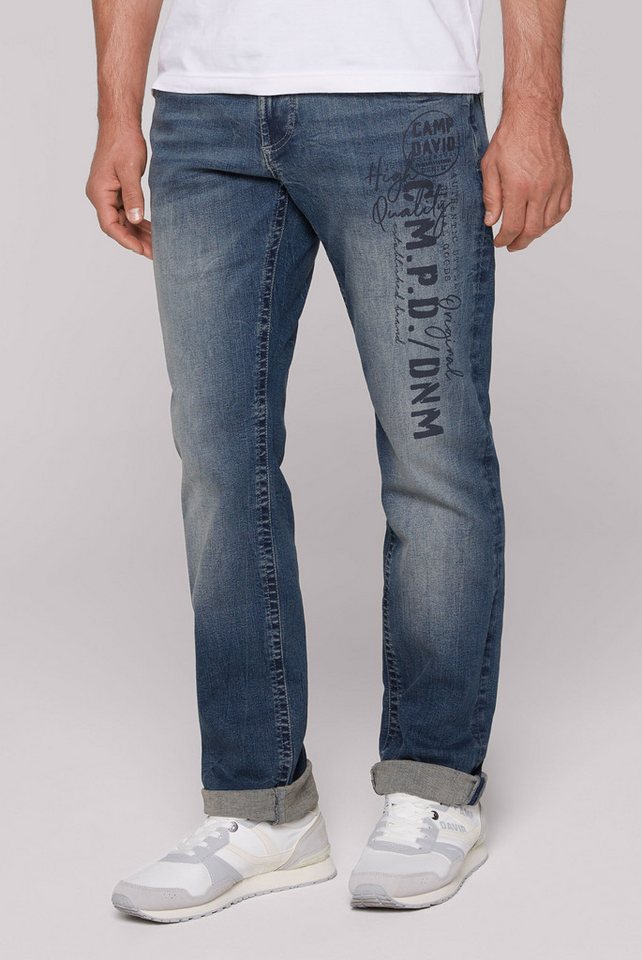 CAMP DAVID Regular-fit-Jeans mit breiten Nähten von CAMP DAVID