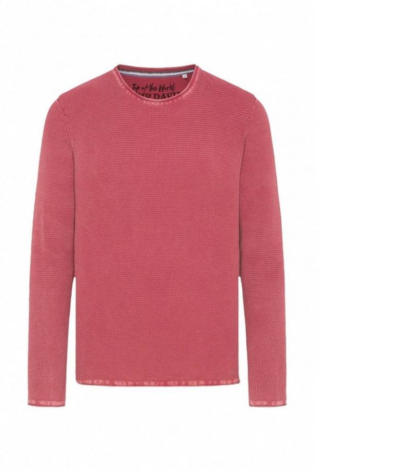 CAMP DAVID Rundhalspullover Strukturierter Pullover Stone Washed von CAMP DAVID
