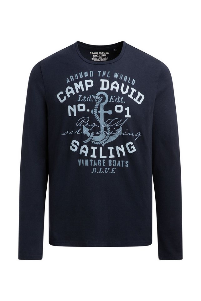 CAMP DAVID Rundhalsshirt aus Baumwolle von CAMP DAVID
