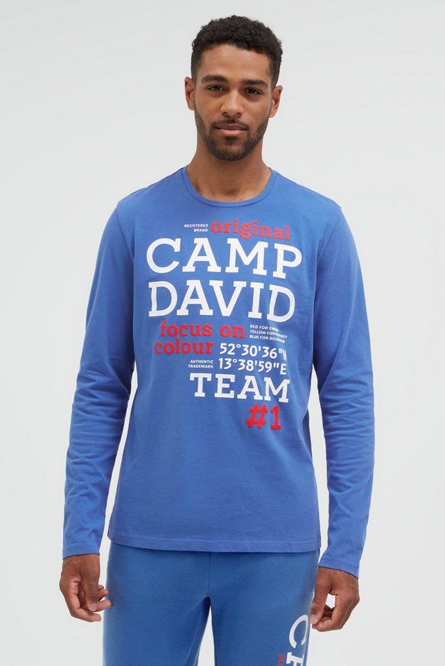 CAMP DAVID Rundhalsshirt aus Baumwolle von CAMP DAVID