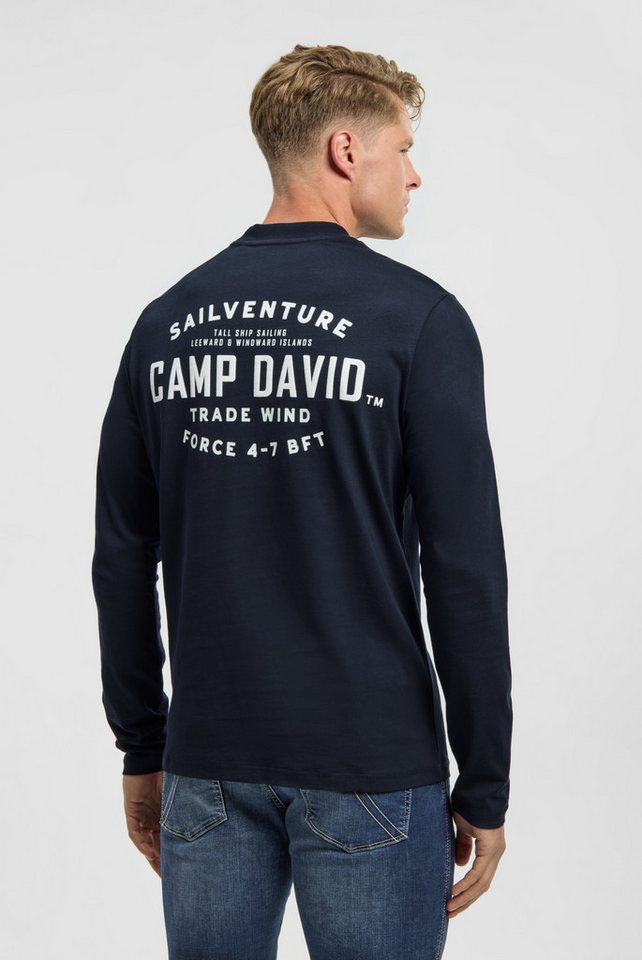 CAMP DAVID Rundhalsshirt aus Baumwolle von CAMP DAVID