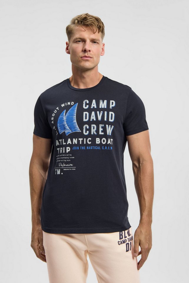 CAMP DAVID Rundhalsshirt aus Baumwolle von CAMP DAVID