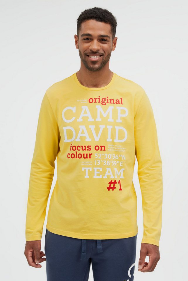 CAMP DAVID Rundhalsshirt aus Baumwolle von CAMP DAVID