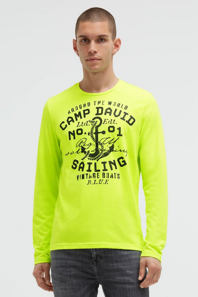 CAMP DAVID Rundhalsshirt aus Baumwolle von CAMP DAVID