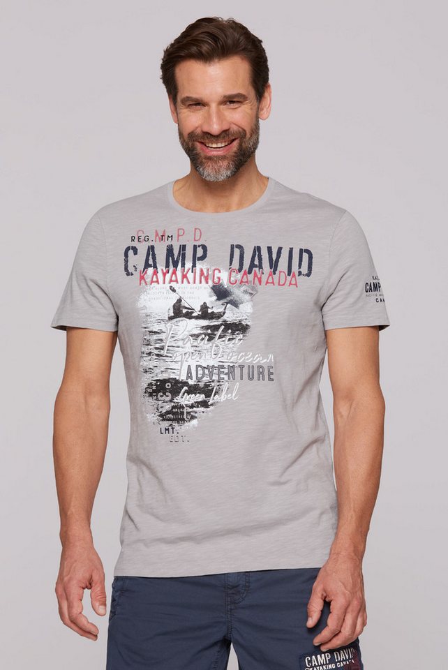 CAMP DAVID Rundhalsshirt aus Baumwolle CAMP DAVID Rundhalsshirt aus Baumwolle von CAMP DAVID
