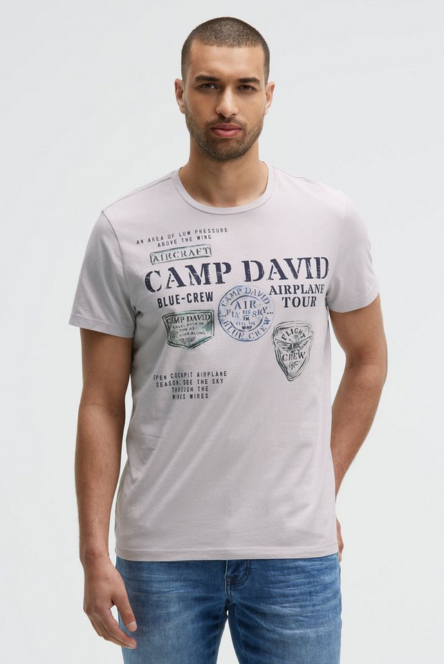 CAMP DAVID Rundhalsshirt aus Baumwolle von CAMP DAVID