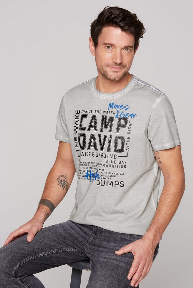 CAMP DAVID Rundhalsshirt aus Baumwolle CAMP DAVID Rundhalsshirt aus Baumwolle von CAMP DAVID