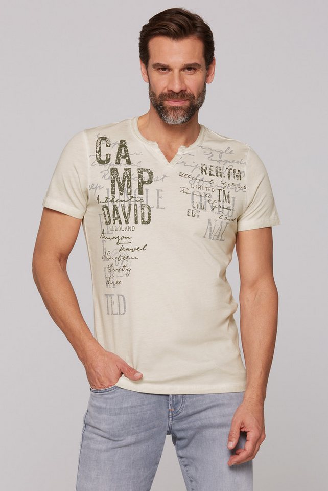 CAMP DAVID Rundhalsshirt aus Baumwolle CAMP DAVID Rundhalsshirt aus Baumwolle von CAMP DAVID