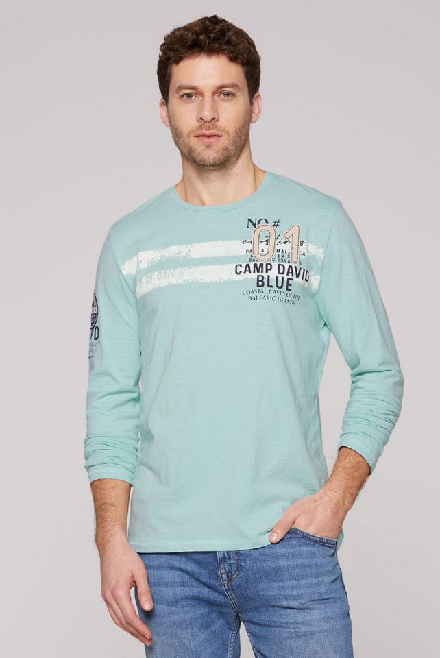 CAMP DAVID Rundhalsshirt aus Baumwolle von CAMP DAVID