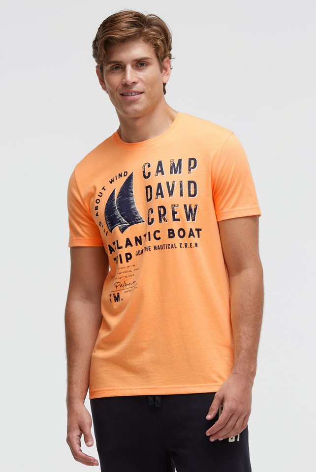 CAMP DAVID Rundhalsshirt aus Baumwolle von CAMP DAVID