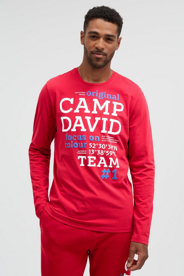 CAMP DAVID Rundhalsshirt aus Baumwolle von CAMP DAVID