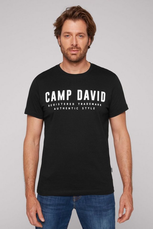 CAMP DAVID Rundhalsshirt aus Baumwolle CAMP DAVID Rundhalsshirt aus Baumwolle von CAMP DAVID