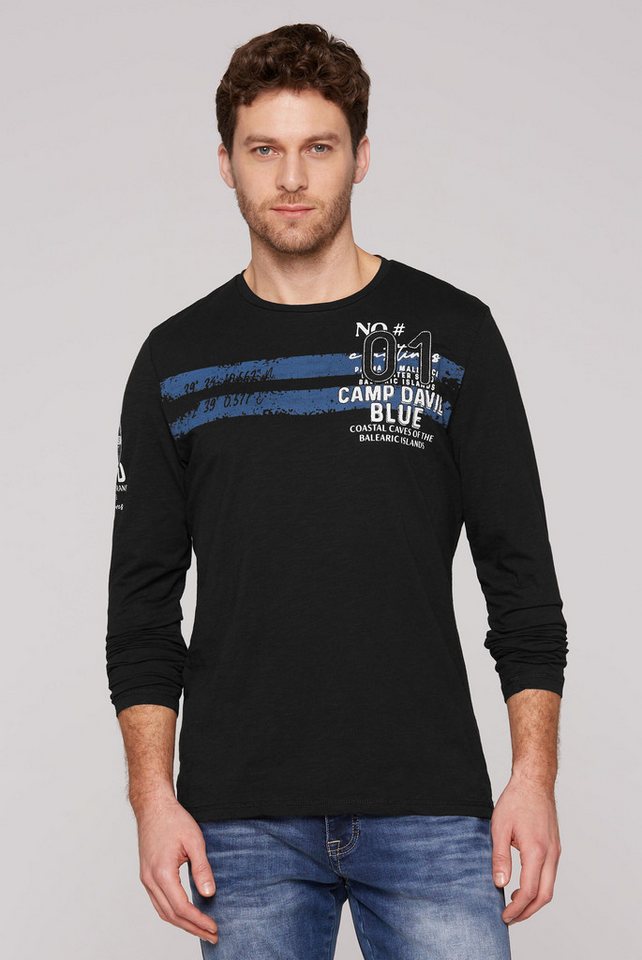 CAMP DAVID Rundhalsshirt aus Baumwolle von CAMP DAVID
