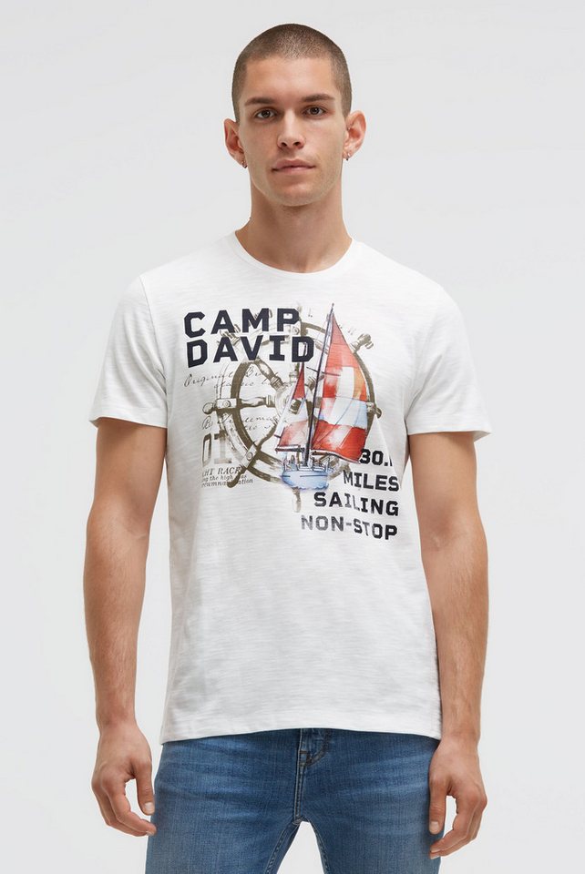 CAMP DAVID Rundhalsshirt aus Baumwolle von CAMP DAVID