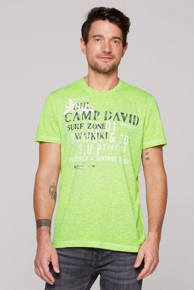 CAMP DAVID Rundhalsshirt mit Ausbrenner-Effekten CAMP DAVID Rundhalsshirt mit Ausbrenner-Effekten von CAMP DAVID