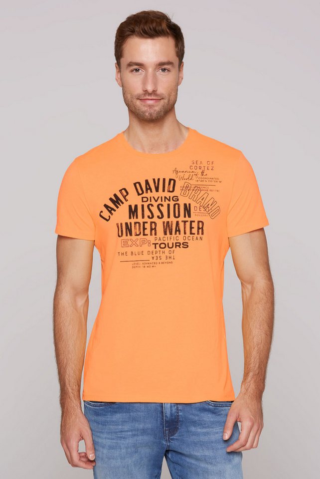CAMP DAVID Rundhalsshirt mit Baumwolle von CAMP DAVID