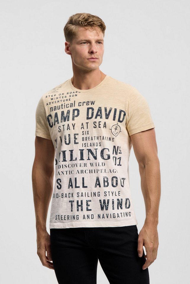 CAMP DAVID Rundhalsshirt mit Farbverlauf von CAMP DAVID