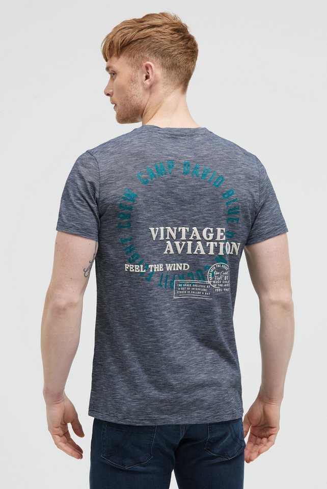 CAMP DAVID Rundhalsshirt mit Kontrastnähten von CAMP DAVID