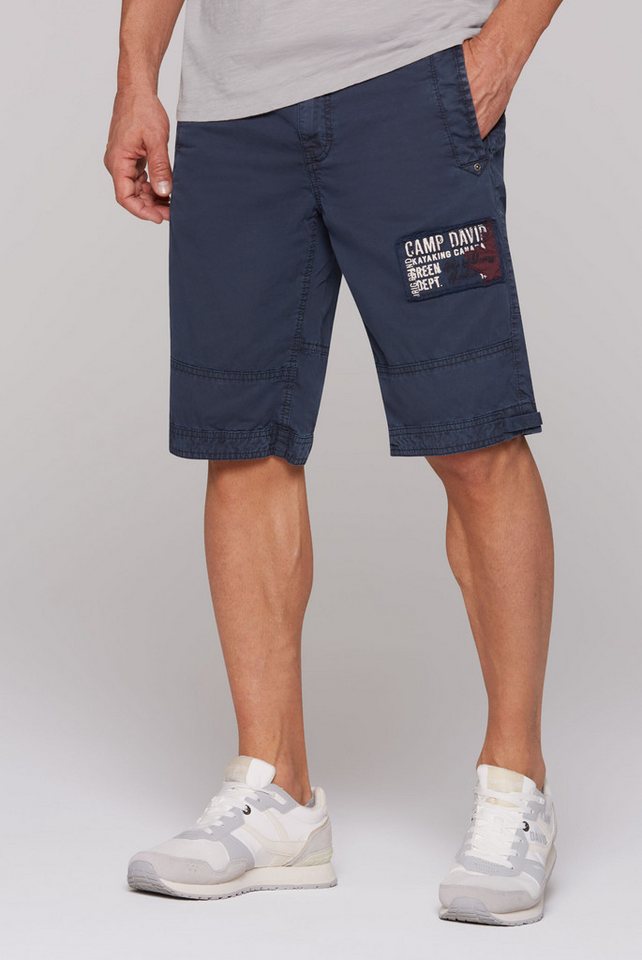 CAMP DAVID Shorts mit Bindeband am Saum von CAMP DAVID
