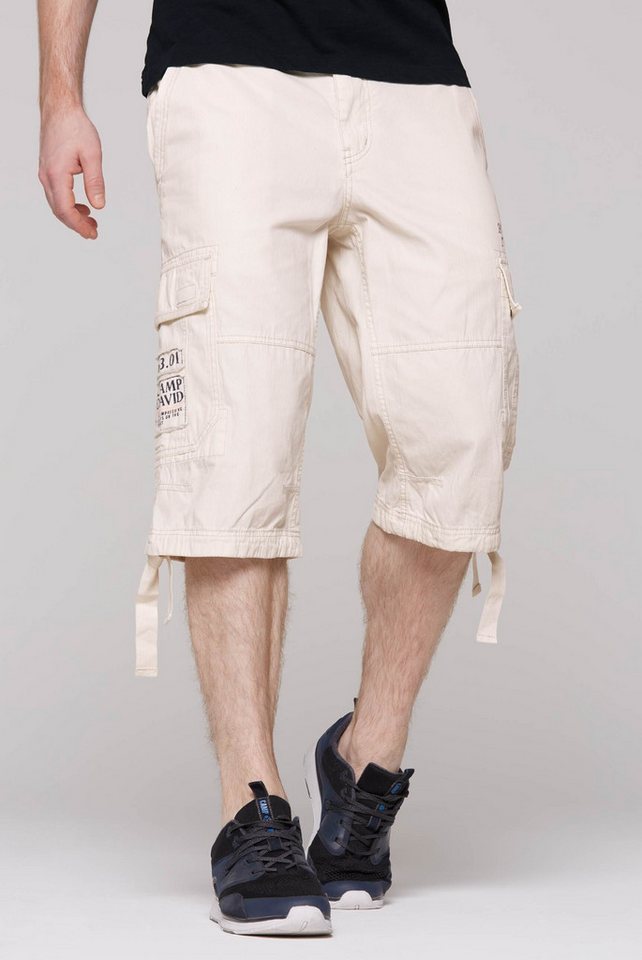CAMP DAVID Shorts mit Bindeband am Saum von CAMP DAVID