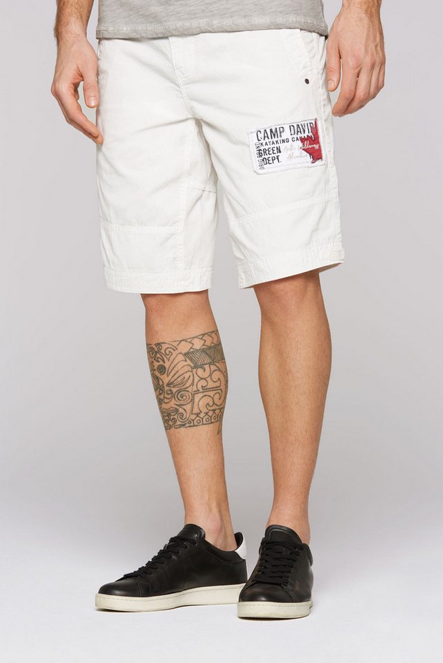 CAMP DAVID Shorts mit Bindeband am Saum von CAMP DAVID
