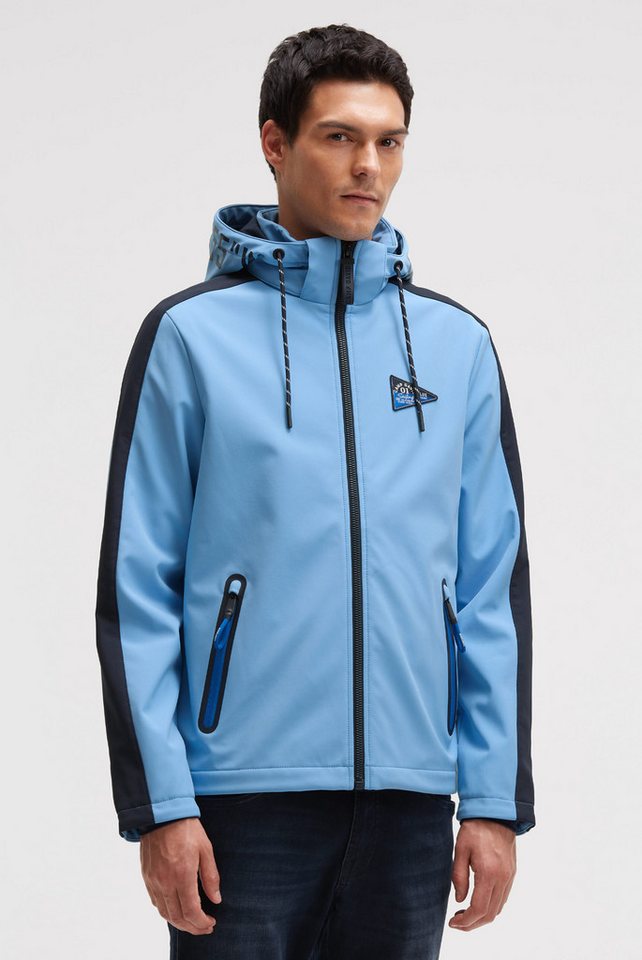 CAMP DAVID Softshelljacke mit abtrennbarer Kapuze von CAMP DAVID