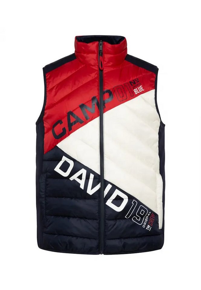 CAMP DAVID Steppweste Weste Steppweste (1-tlg) von CAMP DAVID