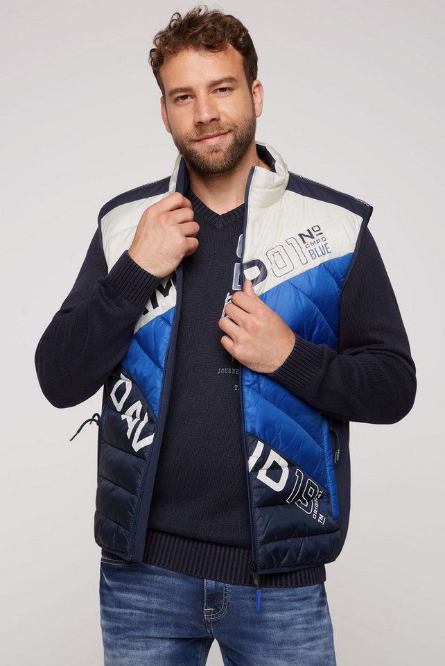 CAMP DAVID Steppweste mit Colour-Blocking von CAMP DAVID