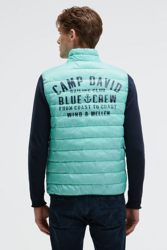 CAMP DAVID Steppweste mit elastischem Saumabschluss von CAMP DAVID