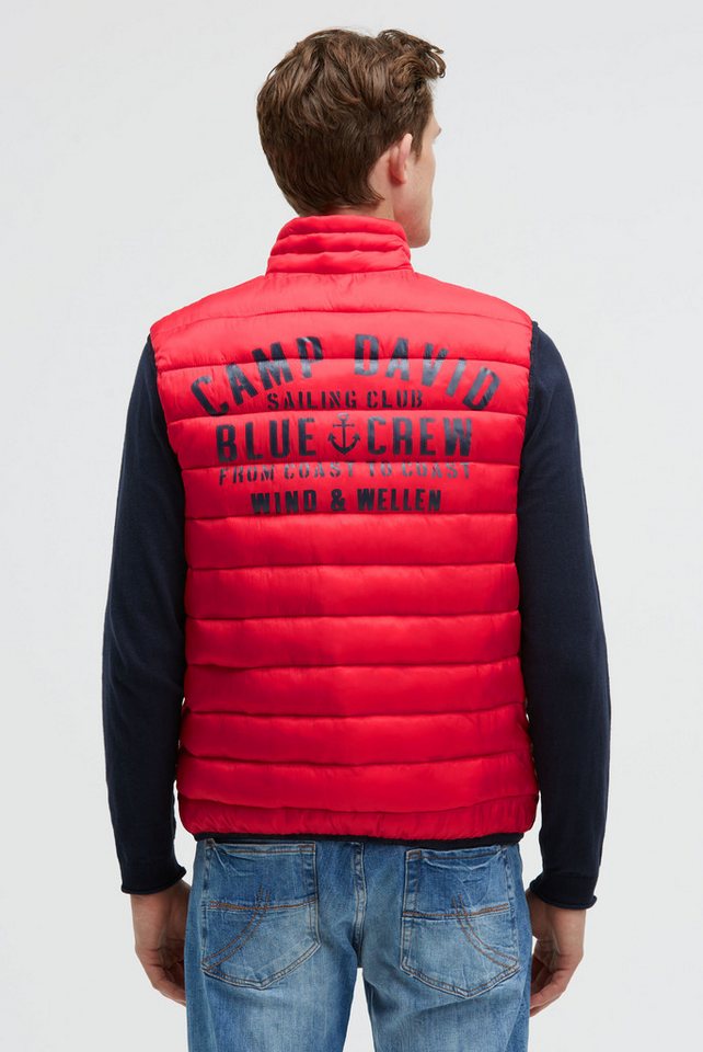 CAMP DAVID Steppweste mit elastischem Saumabschluss CAMP DAVID Steppweste mit elastischem Saumabschluss von CAMP DAVID