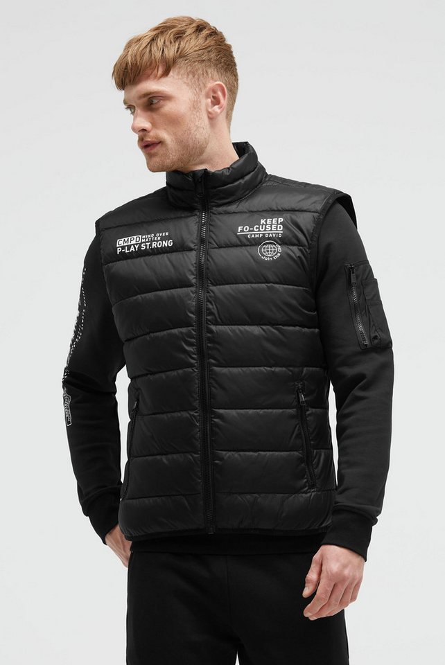 CAMP DAVID Steppweste mit elastischem Saumabschluss CAMP DAVID Steppweste mit elastischem Saumabschluss von CAMP DAVID