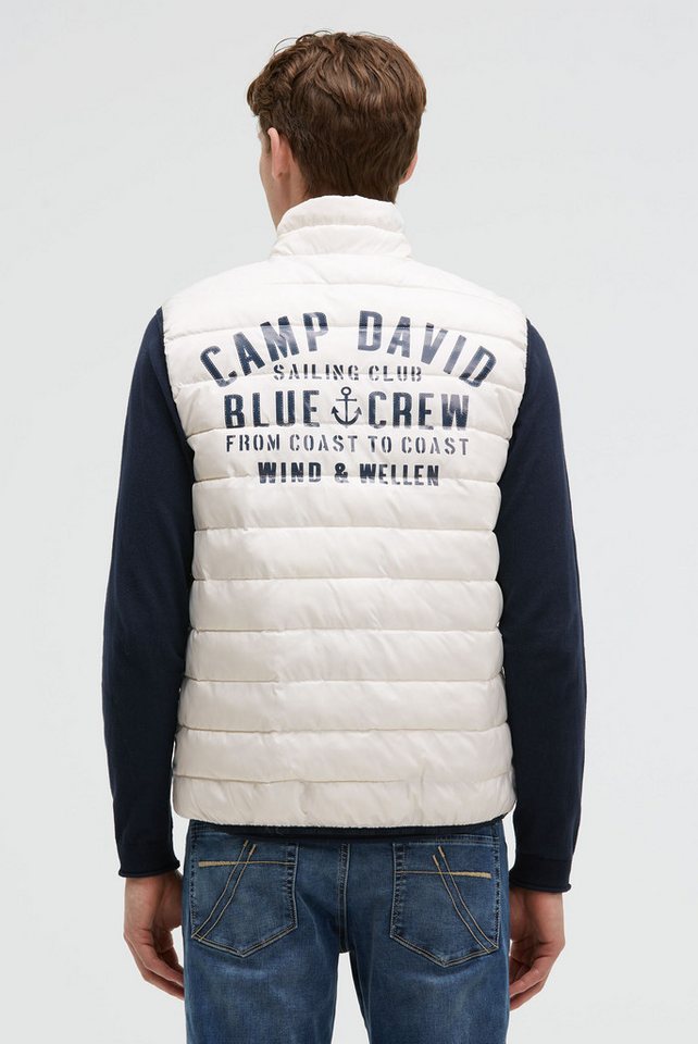 CAMP DAVID Steppweste mit elastischem Saumabschluss von CAMP DAVID