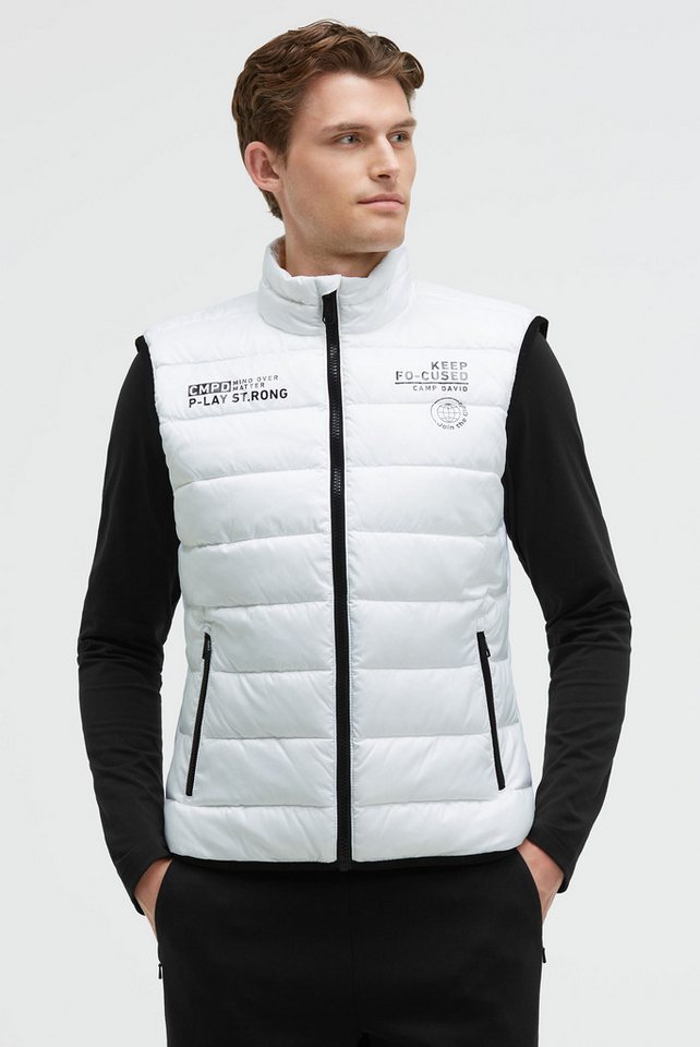 CAMP DAVID Steppweste mit elastischem Saumabschluss CAMP DAVID Steppweste mit elastischem Saumabschluss von CAMP DAVID