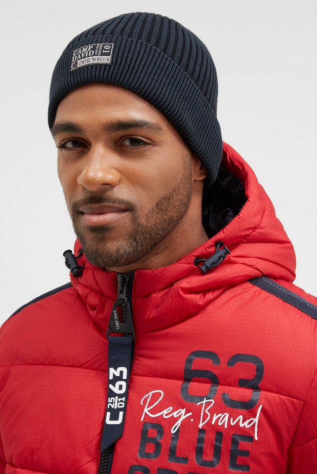 CAMP DAVID Strickmütze aus Baumwolle von CAMP DAVID