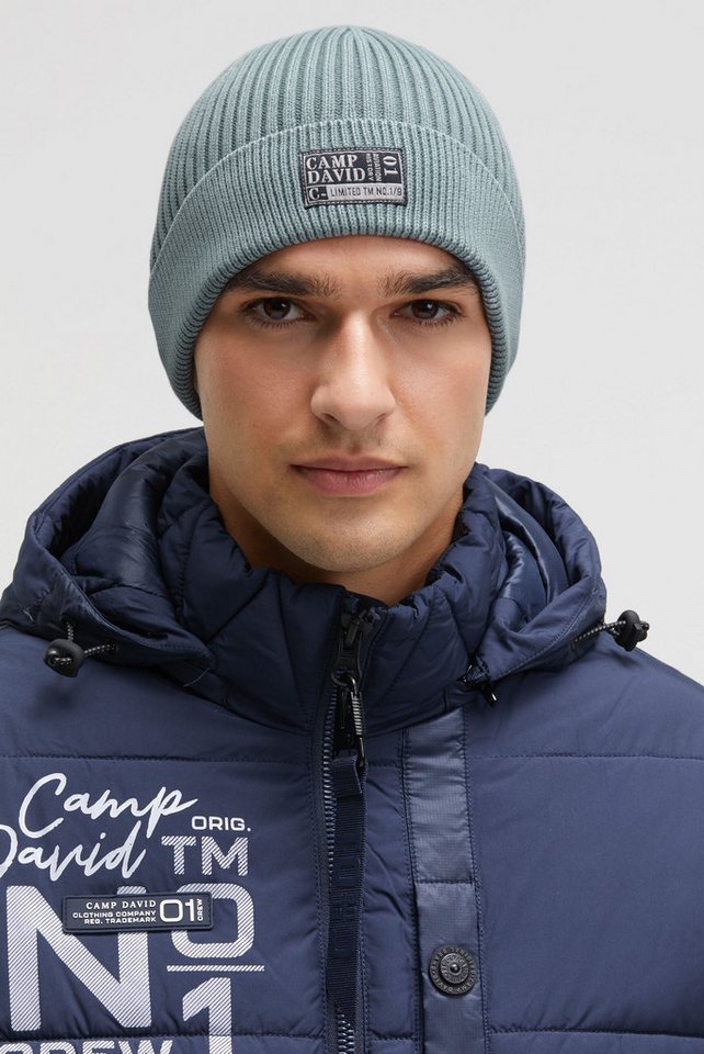 CAMP DAVID Strickmütze aus Baumwolle von CAMP DAVID