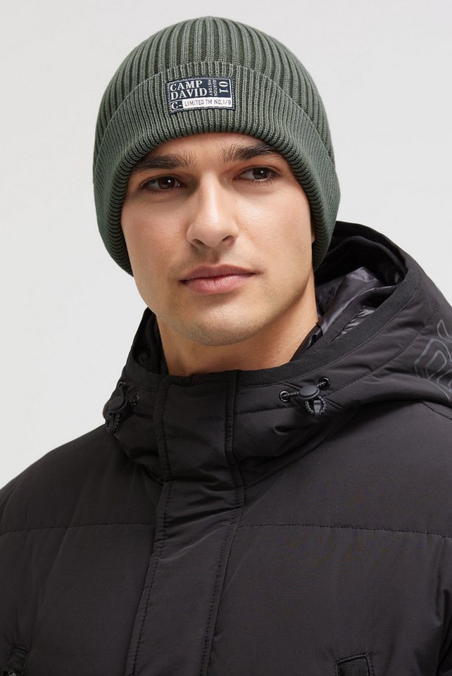 CAMP DAVID Strickmütze aus Baumwolle von CAMP DAVID