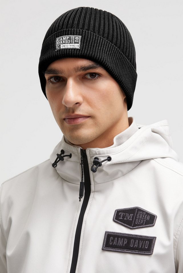 CAMP DAVID Strickmütze aus Baumwolle von CAMP DAVID