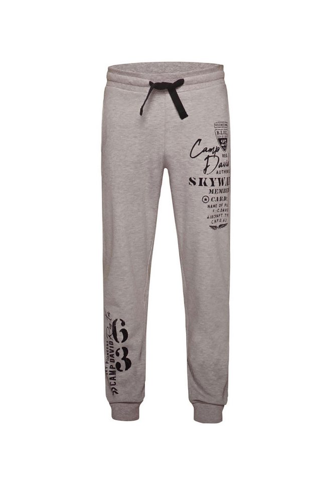 CAMP DAVID Sweathose Camp David Herren Sweathose mit Print weiche Qualität Bündchen CAMP DAVID Sweathose Camp David Herren Sweathose mit Print weiche Qualität Bündchen von CAMP DAVID