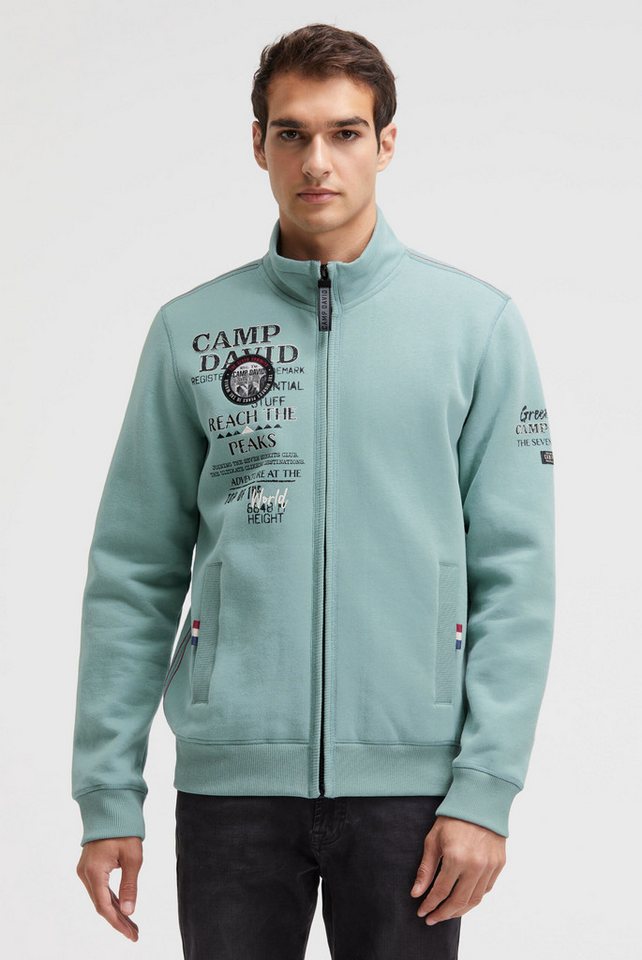 CAMP DAVID Sweatjacke mit Stehkragen von CAMP DAVID