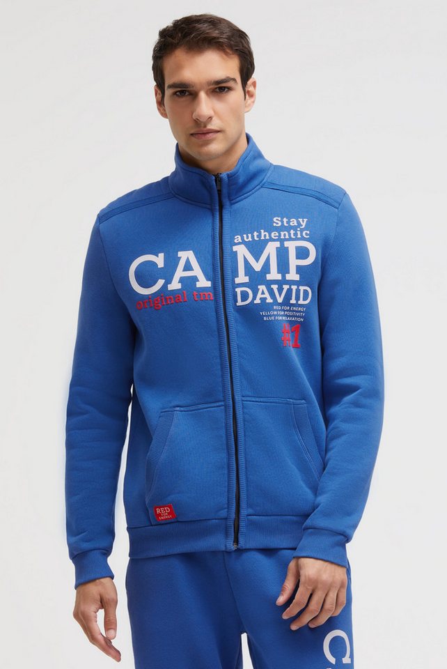 CAMP DAVID Sweatjacke mit Stehkragen von CAMP DAVID