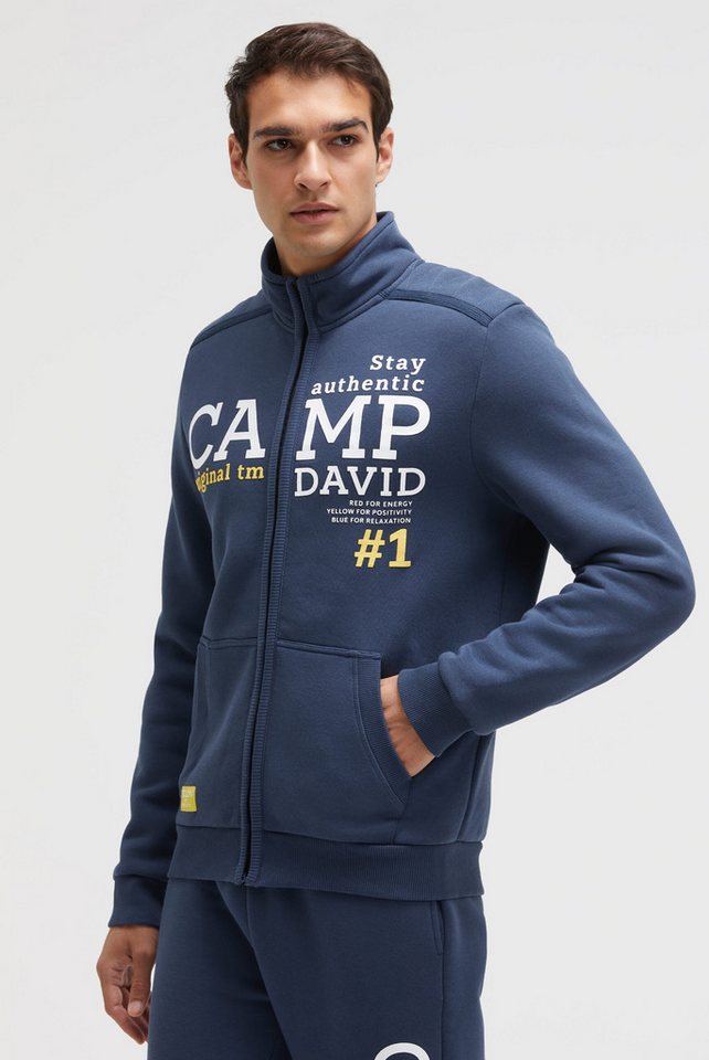 CAMP DAVID Sweatjacke mit Stehkragen von CAMP DAVID