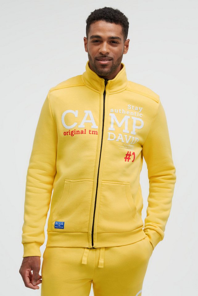 CAMP DAVID Sweatjacke mit Stehkragen von CAMP DAVID