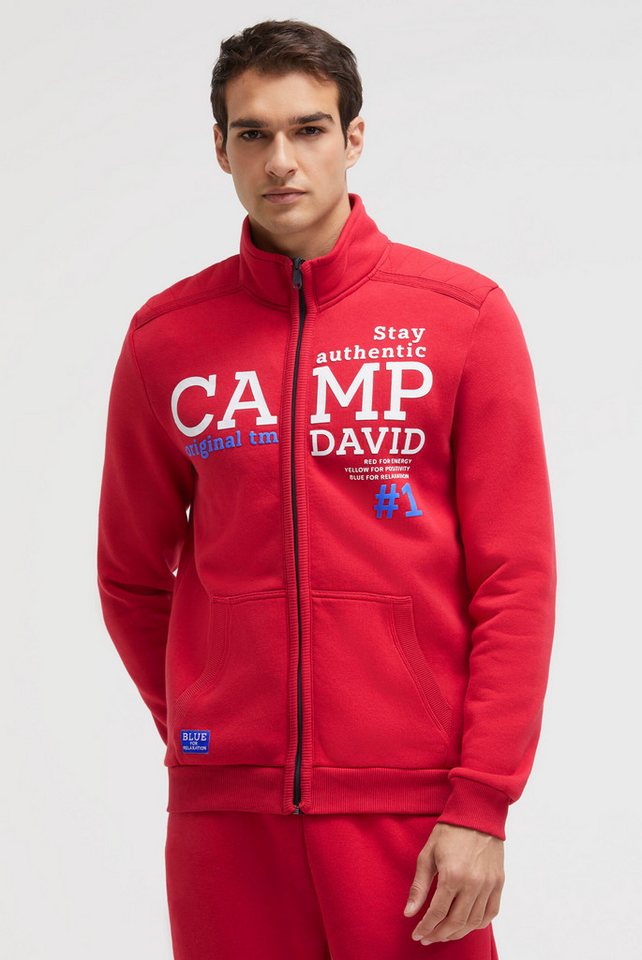 CAMP DAVID Sweatjacke mit Stehkragen von CAMP DAVID