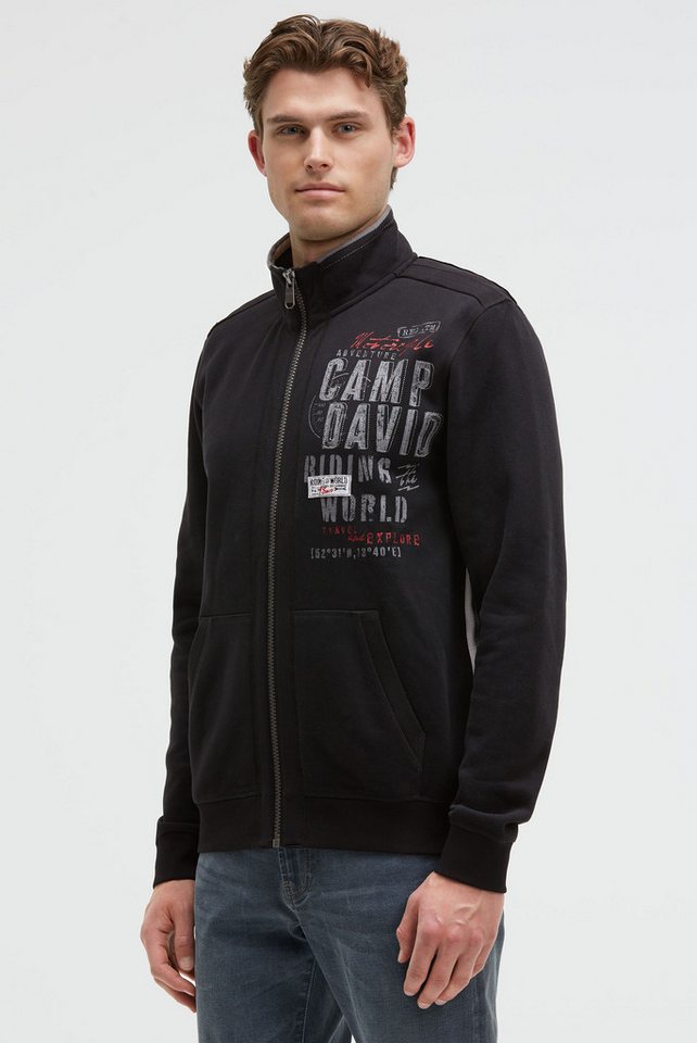 CAMP DAVID Sweatjacke mit Stehkragen von CAMP DAVID